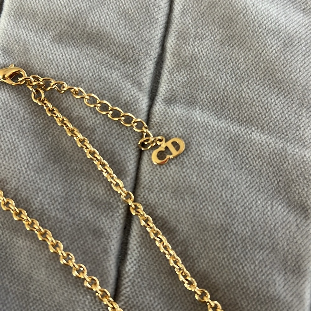 Dior Gold-tone Necklace - Picture 2 of 4